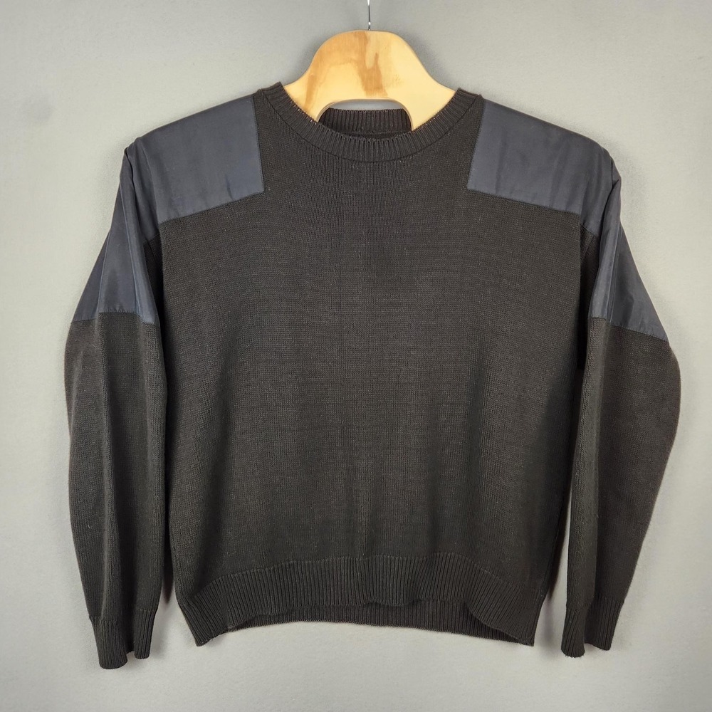 Vintage RainSwetter Sweater Mens Large Gray Water Repellent‎ Golf Made USA 90s